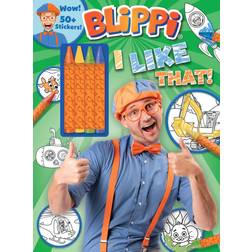 Blippi: I Like That!: Blippi Coloring Book with Crayons [With 50+ Stickers] (Häftad, 2020)